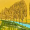 Golden Season - Vietnamese Oil Painting by Artist Nguyen Hung
