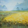 Golden Season in Cao Bang - Vietnamese Oil Painting by Artist Dang Dinh Ngo