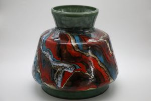 Gorgeous Highland Vase - Vietnamese Ceramic Artwork by Artist Nguyen Thu Thuy