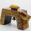 Great Gate-shaped Buffalo IX - Vietnamese Lacquer Artworks by Artist Nguyen Tan Phat