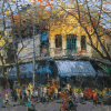 Autumn in Hanoi - Vietnamese Oil Painting by Artist Pham Hoang Minh