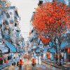 Autumn Street IV - Oil Painting by Artist Giap Van Tuan