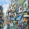 Autumn Street V - Oil Painting by Artist Giap Van Tuan