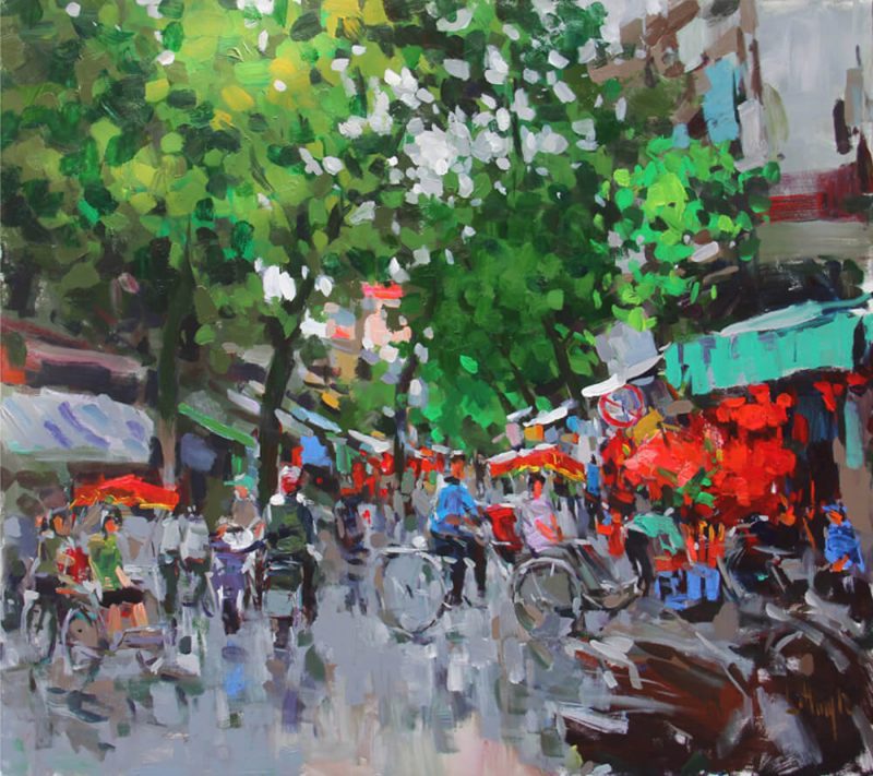 Hang Ma Street 1, Vietnam Paintings