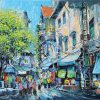 Hanoi Autumn III - Vietnamese Oil Painting by Artist Giap Van Tuan