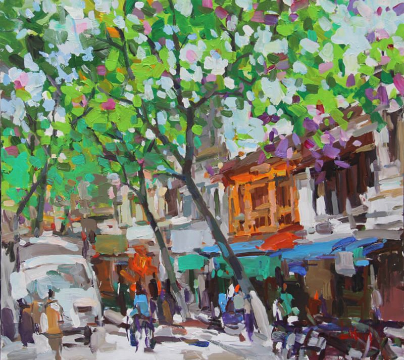 Hanoi Old Quater 2, Vietnam Artworks