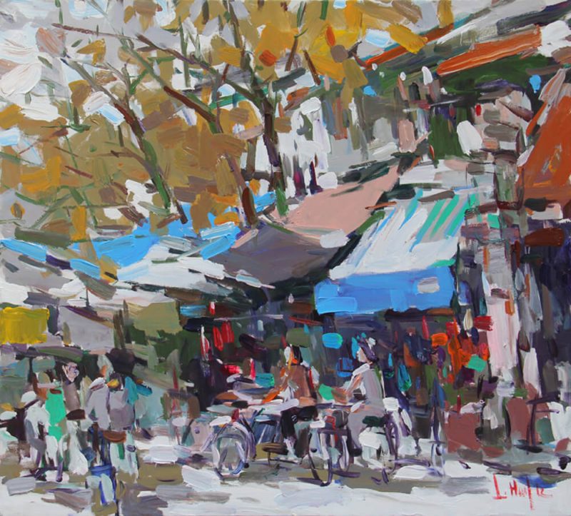 Hanoi Old Quater, Vietnam Paintings