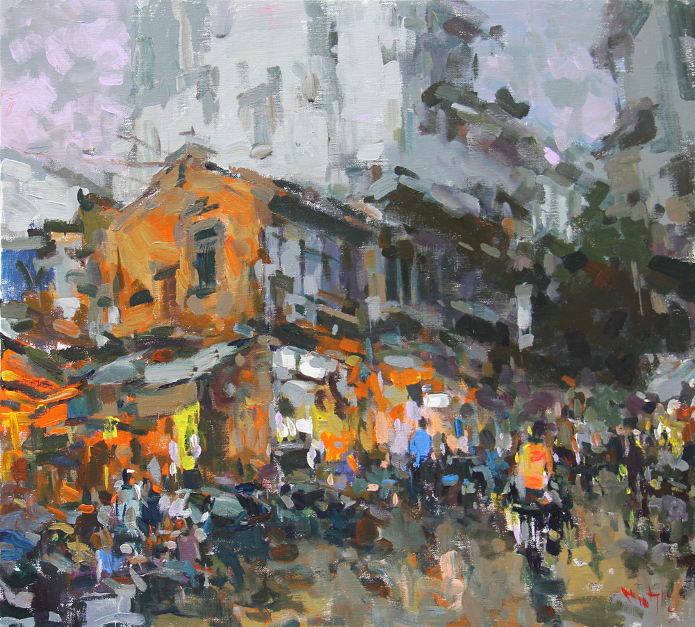 Hanoi Street Lights up