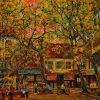 Hanoi in my Heart - Vietnamese Lacquer Painting by Artist Giap Van Tuan