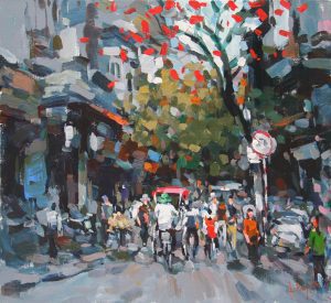 Hanoi in the Cold Season 1, Vietnam Paintings