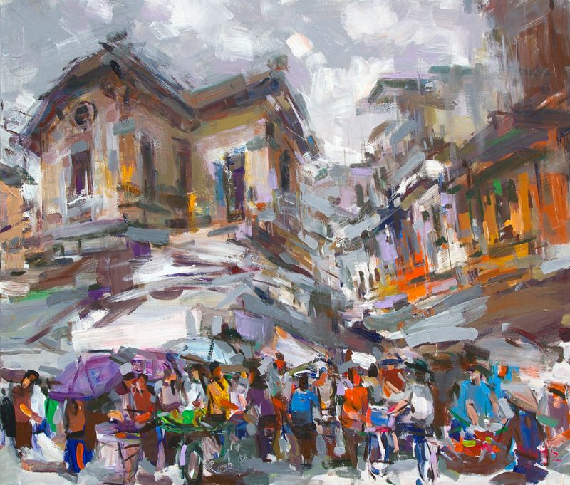 Hanoi street market