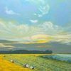 Harvest IV - Vietnamese Oil Painting by Artist Dang Dinh Ngo