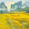 Harvest VII - Vietnamese Oil Painting by Artist Dang Dinh Ngo