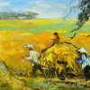 Harvest - Oil Painting Landscape of Dang Dinh Ngo