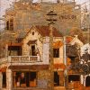 Hanoi Bird Nesting Season - Vietnamese Lacquer Painting by Artist Le Khanh Hieu