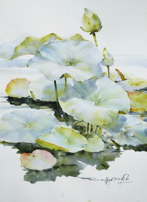 The Scent of Summer Lotus II - Artist Dinh Duc