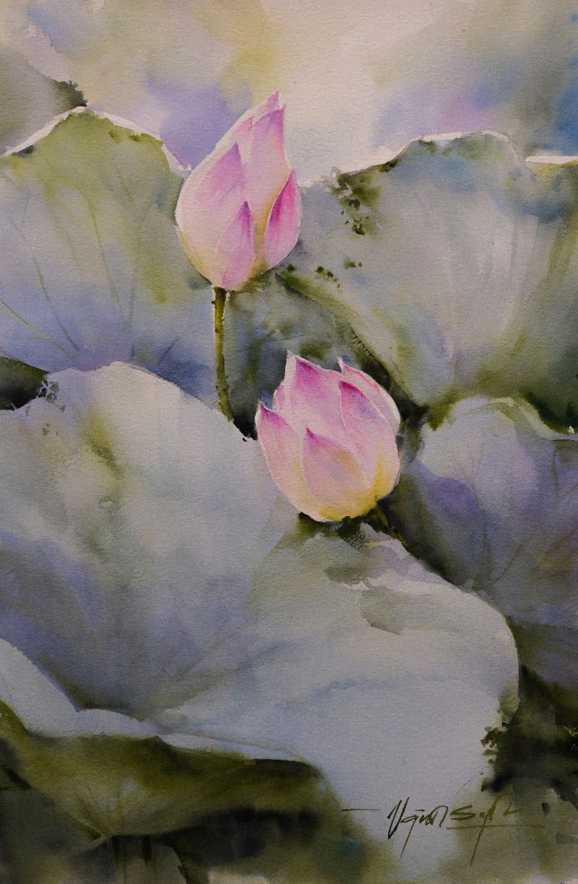 The Scent of Summer Lotus V - Artist Dinh Duc