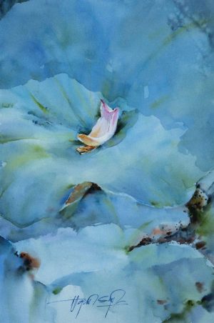 The Scent of Summer Lotus VII - Artist Dinh Duc