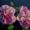 Hibiscus Mutabilis oil painting by artist Nguyen Dinh Duy Quyen