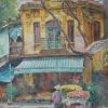 Blossoms Swaying Over the Street - Artist Duc Tien