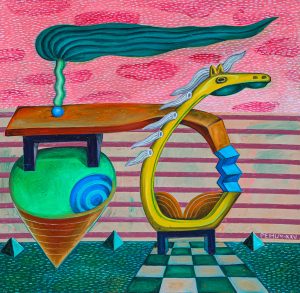 Metamorphosis - Oil Painting by Artist Ha Huy Hiep