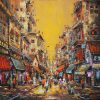 Sunset II Vietnamese Oil Painting by Artist Giap Van Tuan