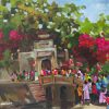 Village Festival - Acrylic Painting by Artist Vu Manh Tan