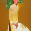 Grapefruit Fragrance Vietnamese Oil Painting by Artist An Dang