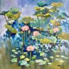 Essence of Summer - Vietnamese Oil Painting by Artist Tran Nam