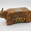 Joyful Buffalo IV - Lacquer artwork by artist Nguyen Tan Phat