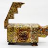 Imperial Seal Cat I - Vietnamese Lacquer Artworks by Artist Nguyen Tan Phat