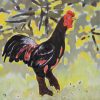 In the Garden - Vietnamese Oil Painting by Artist Dang Vu Ha