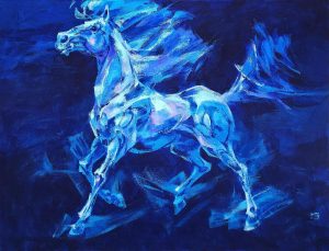 Jade Spirit - Acrylic Painting by Artist Mai Huy Dung