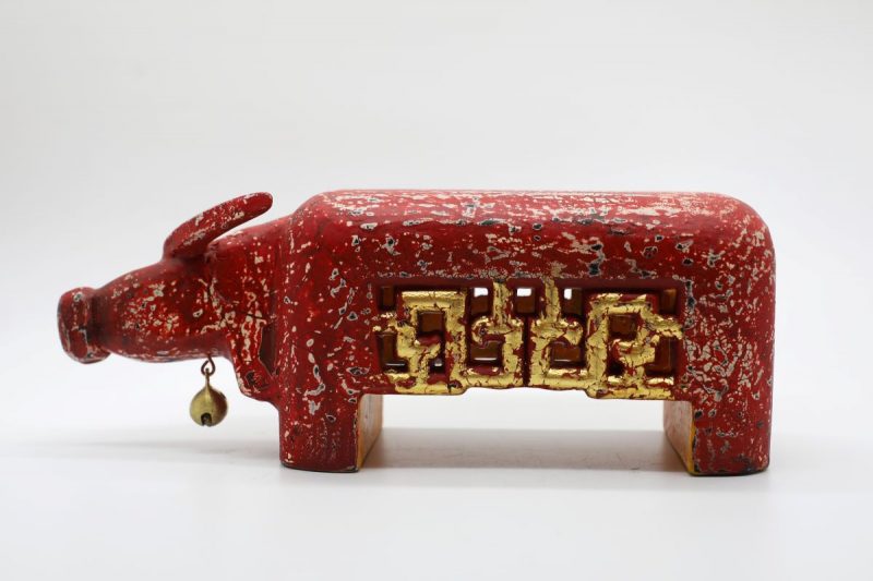 Joyful Buffalo II - Vietnamese Lacquer Artworks by Artist Nguyen Tan Phat 1
