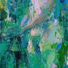 Green Nude III - Vietnamese Oil Painting by Artist Danh Cuong