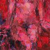 Red Nude III - Vietnamese Oil Painting by Artist Danh Cuong