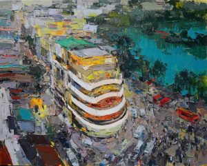 Memories of Ham Ca Map - Acrylic Paintings by Artist Pham Hoang Minh