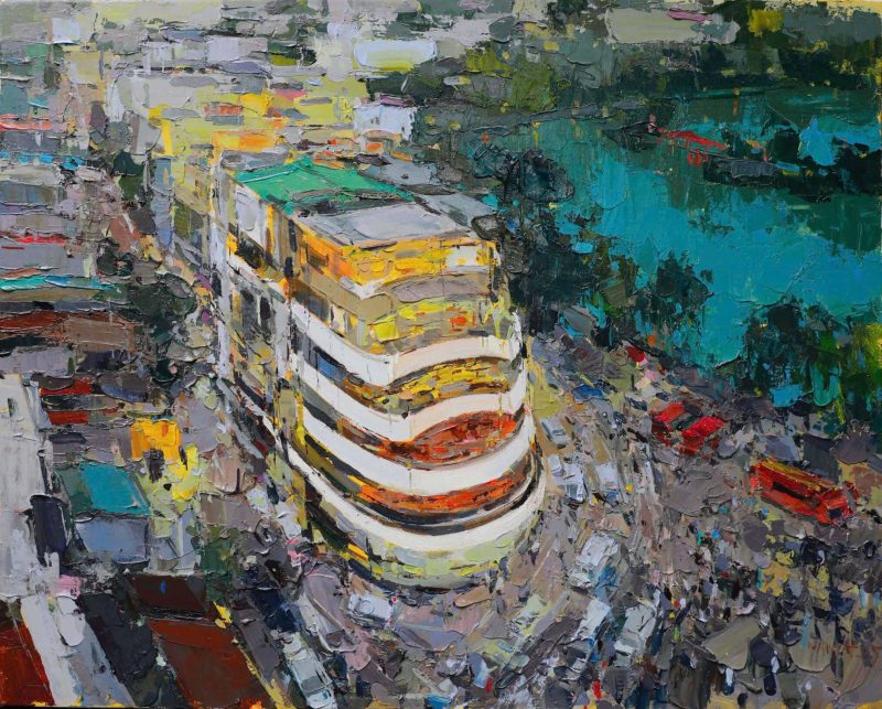 Memories of Ham Ca Map - Acrylic Paintings by Artist Pham Hoang Minh