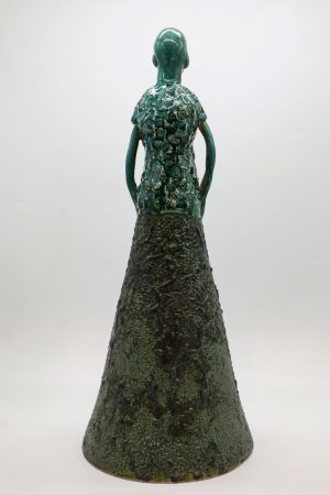 Lady 02 - Vietnamese Ceramic Artwork by Artist Nguyen Thu Thuy