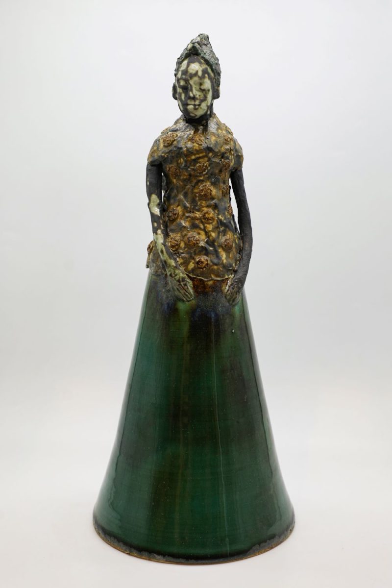 Lady 03 - Vietnamese Ceramic Artwork by Artist Nguyen Thu Thuy