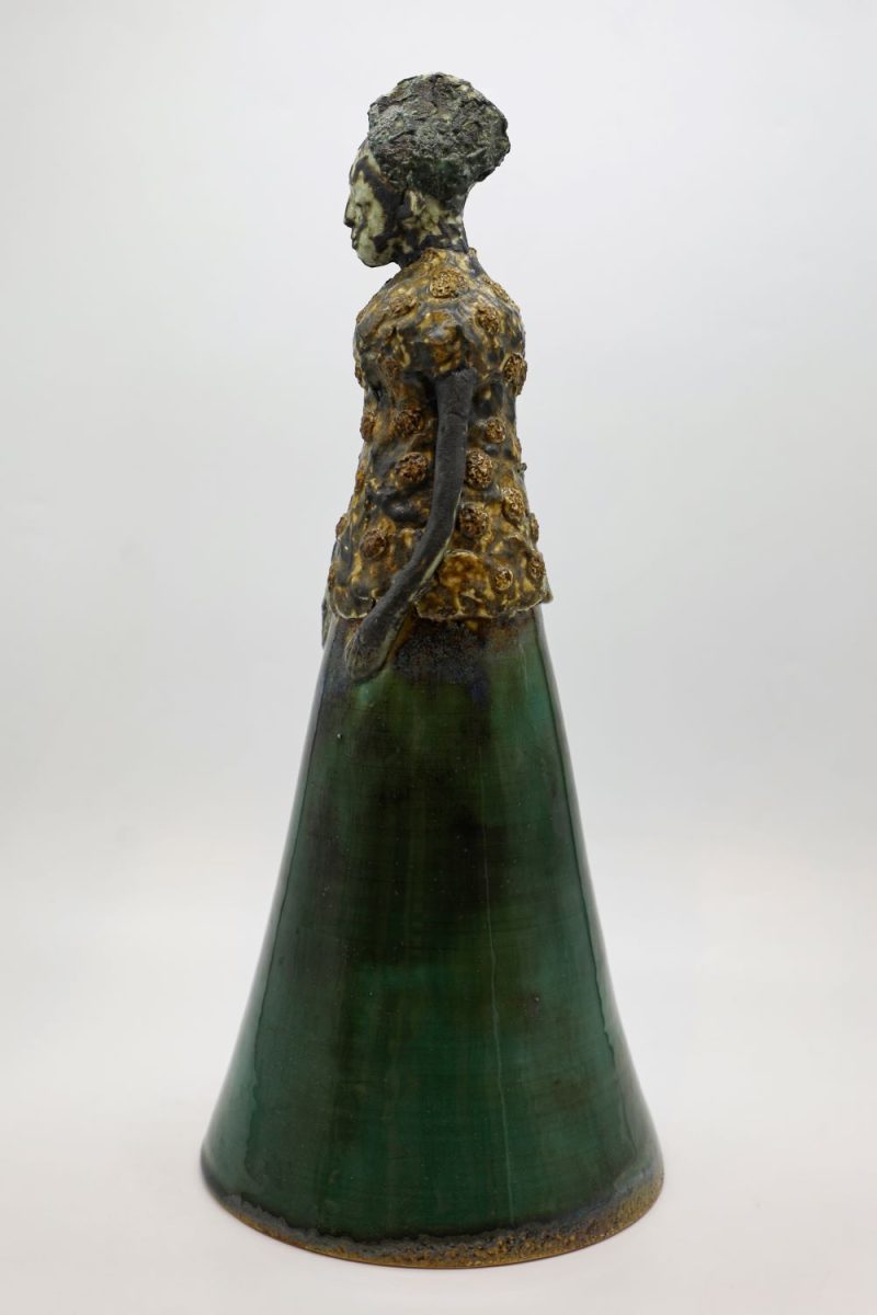 Lady 03 - Vietnamese Ceramic Artwork by Artist Nguyen Thu Thuy