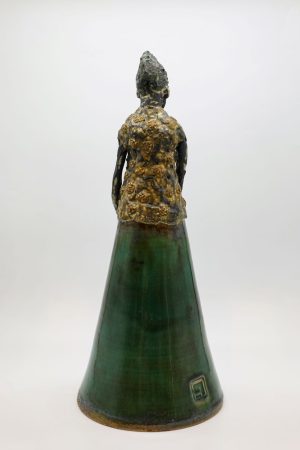 Lady 03 - Vietnamese Ceramic Artwork by Artist Nguyen Thu Thuy