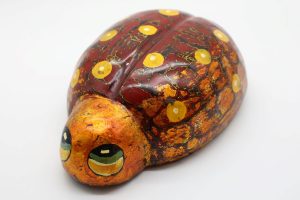 Ladybug II - Vietnamese Lacquer Artworks by Artist Nguyen Tan Phat