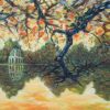 Lake of Returned Sword - Vietnamese Oil Painting by Artist Dau Quang Toan