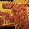 The Festival - Lacquer Painting by Artist Do Khai