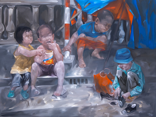 Life stories by Luong Trung artist