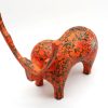 Little Orange Reindeer - Vietnamese Lacquer Artworks by Artist Nguyen Tan Phat