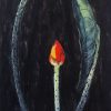 Lotus IV - Oil Paintings Flower by Artist Dang Dinh Ngo
