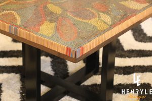 Lotus Pond Colored-Pencil Coffee Table II 2
