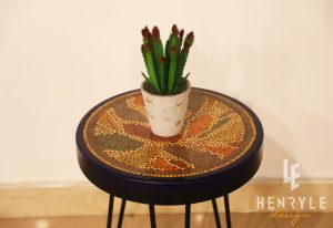 Lotus Pond Colored Pencil Coffee Table IX 2